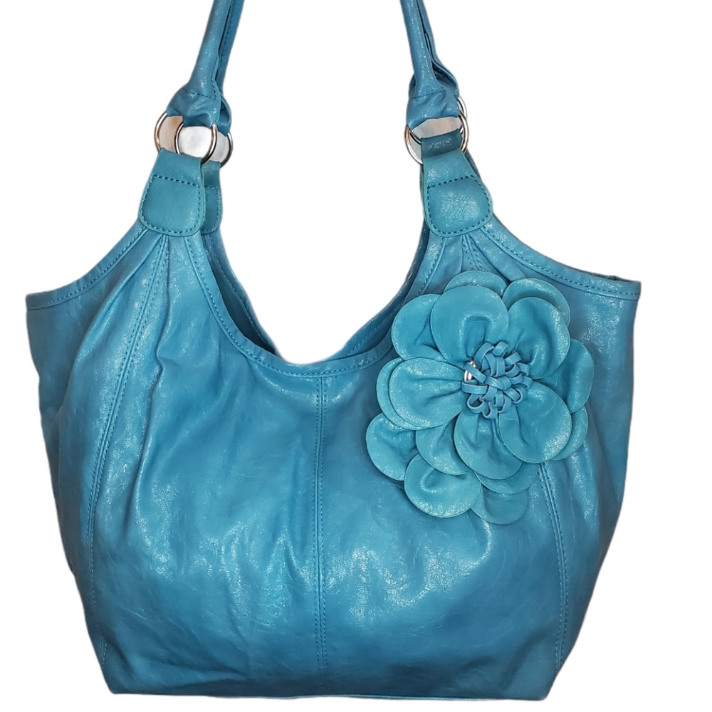 ♥️ ELEGANT FUN TEAL BLUE HAND BAG ♥️